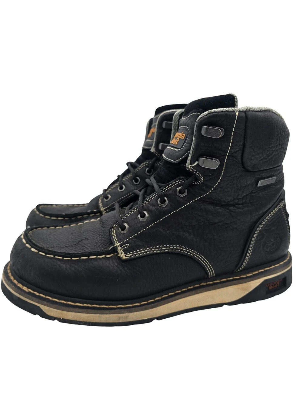 Georgia Boot AMP LT Wedge Waterproof Moc-Toe Work Boot | Men's 11.5 | GB00429